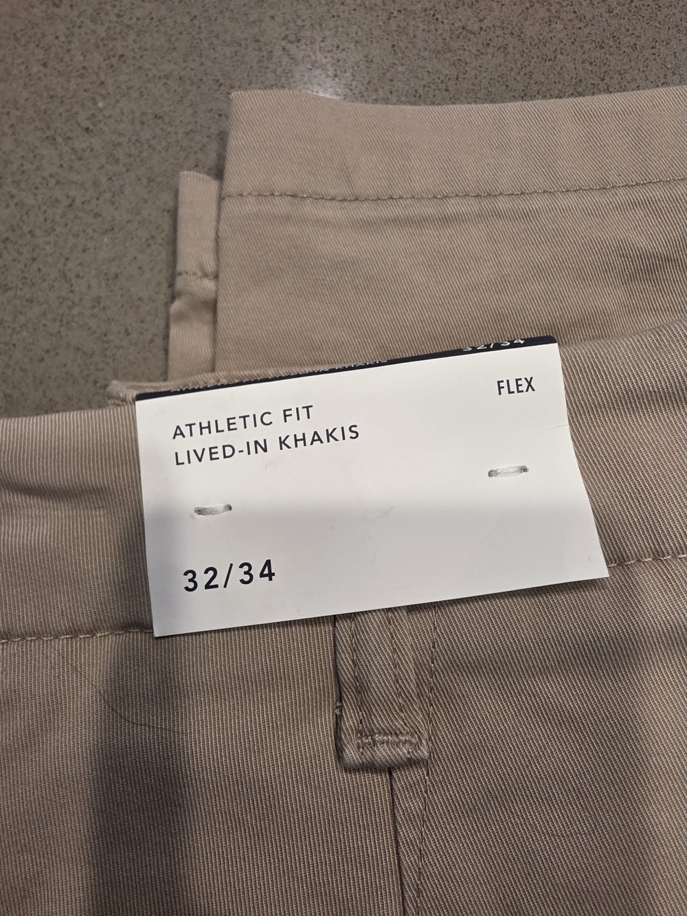 American Eagle Outfitters Tan Athletic Fit Lived-In Khakis